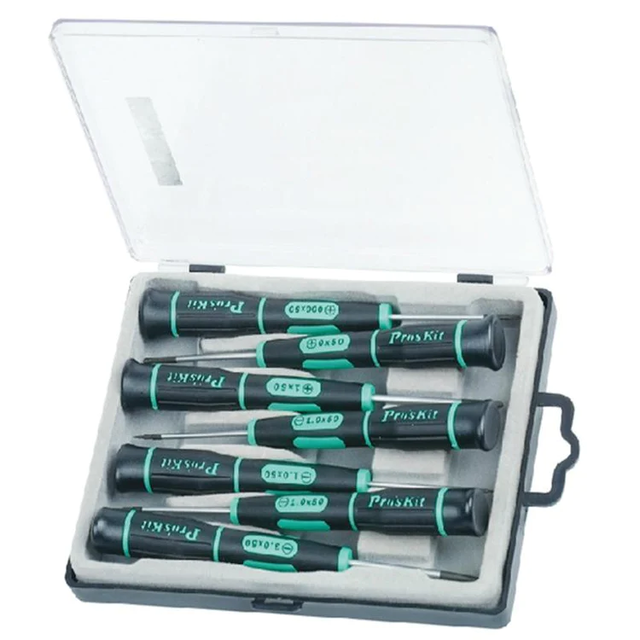 پیچ گوشتی ساعتی پروسکیت مدل Proskit SD-081A ست 7 عددی